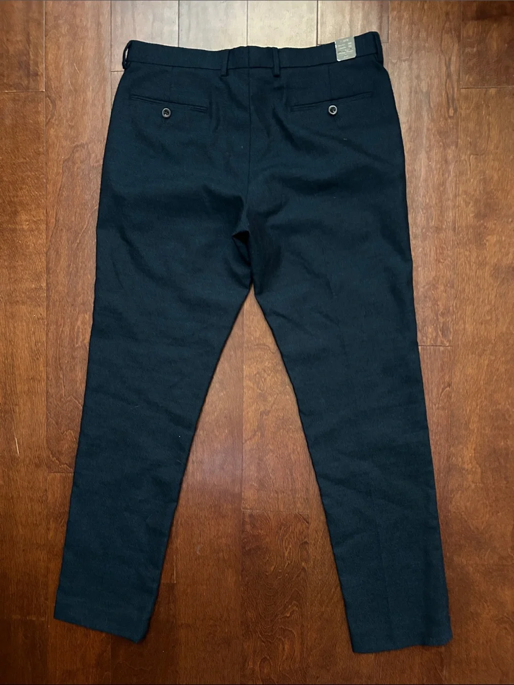 J.Crew 100% Wool Men’s Bowery Suiting Trousers in Dark Blue, W33 L32, NWT